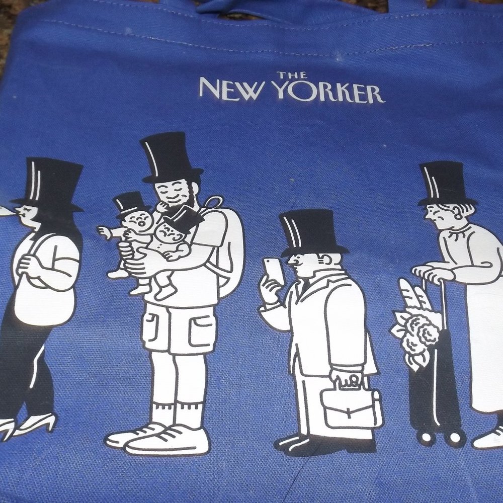 The New Yorker blue Canvas bag